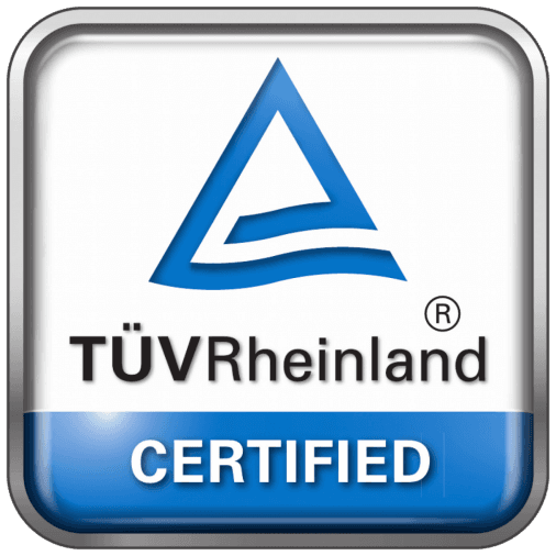 TÜV Rheinland Certified